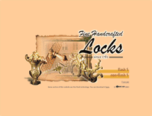 Tablet Screenshot of decorative-french-locks.com